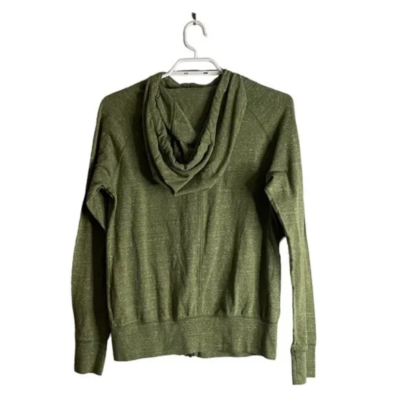 Nike Women's Green Marled Performance Wear Sweatshirt Hoodie - Picture 7 of 7